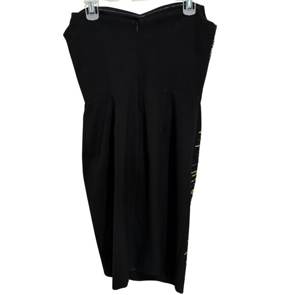 Dress the Population Alani Black Multi-Color Mini Dress – Strapless - Picture 4 of 9